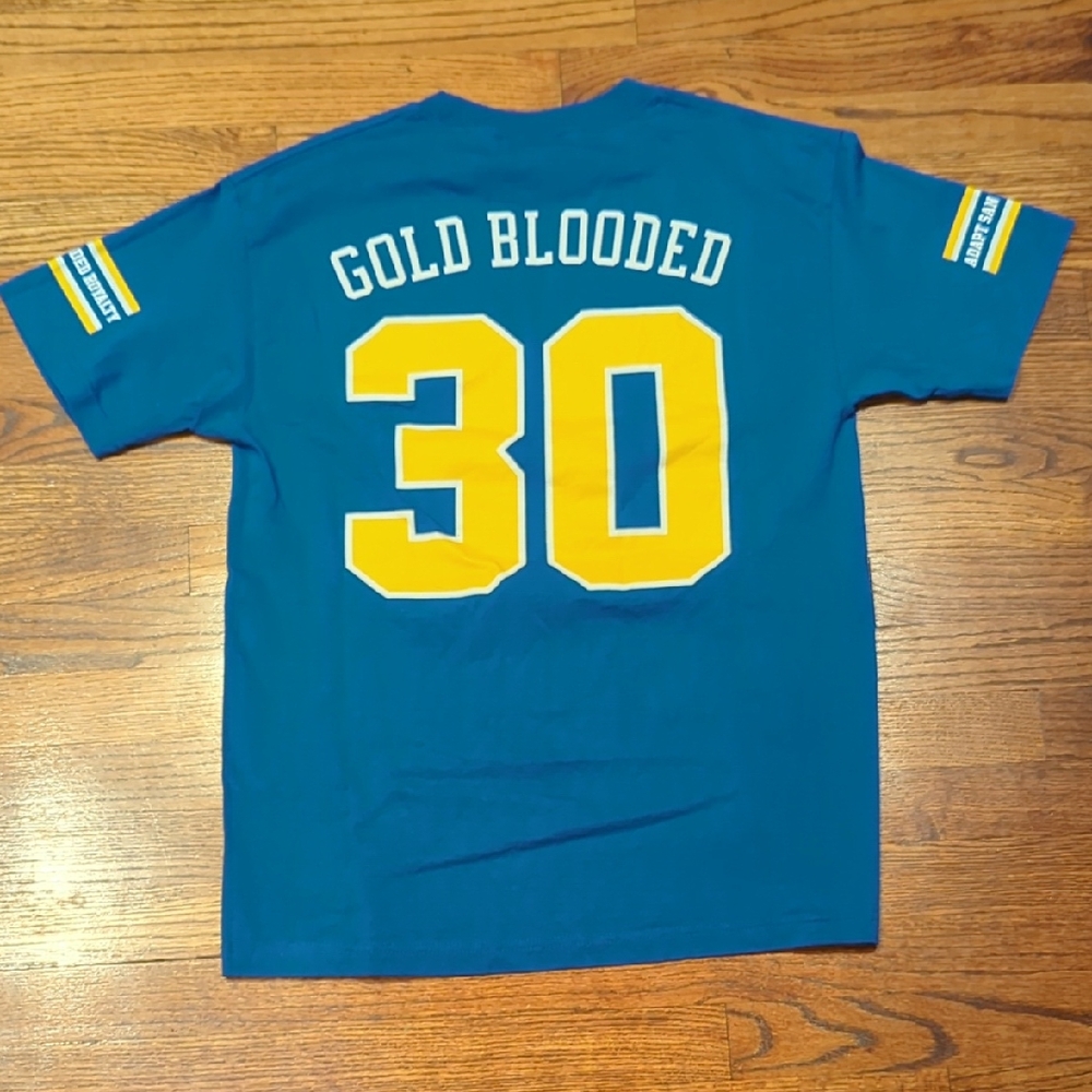 Gold Blooded 30 Graphic Short Sleeve Tee - Blue & Yellow